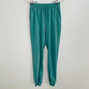 Tna Aritzia Womesn XS Teal Blue Lightweight Activewear Joggers Workout Lounge